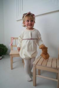 Платье молочное на резинке ― "Золотой Гусь" Товары для новорожденных